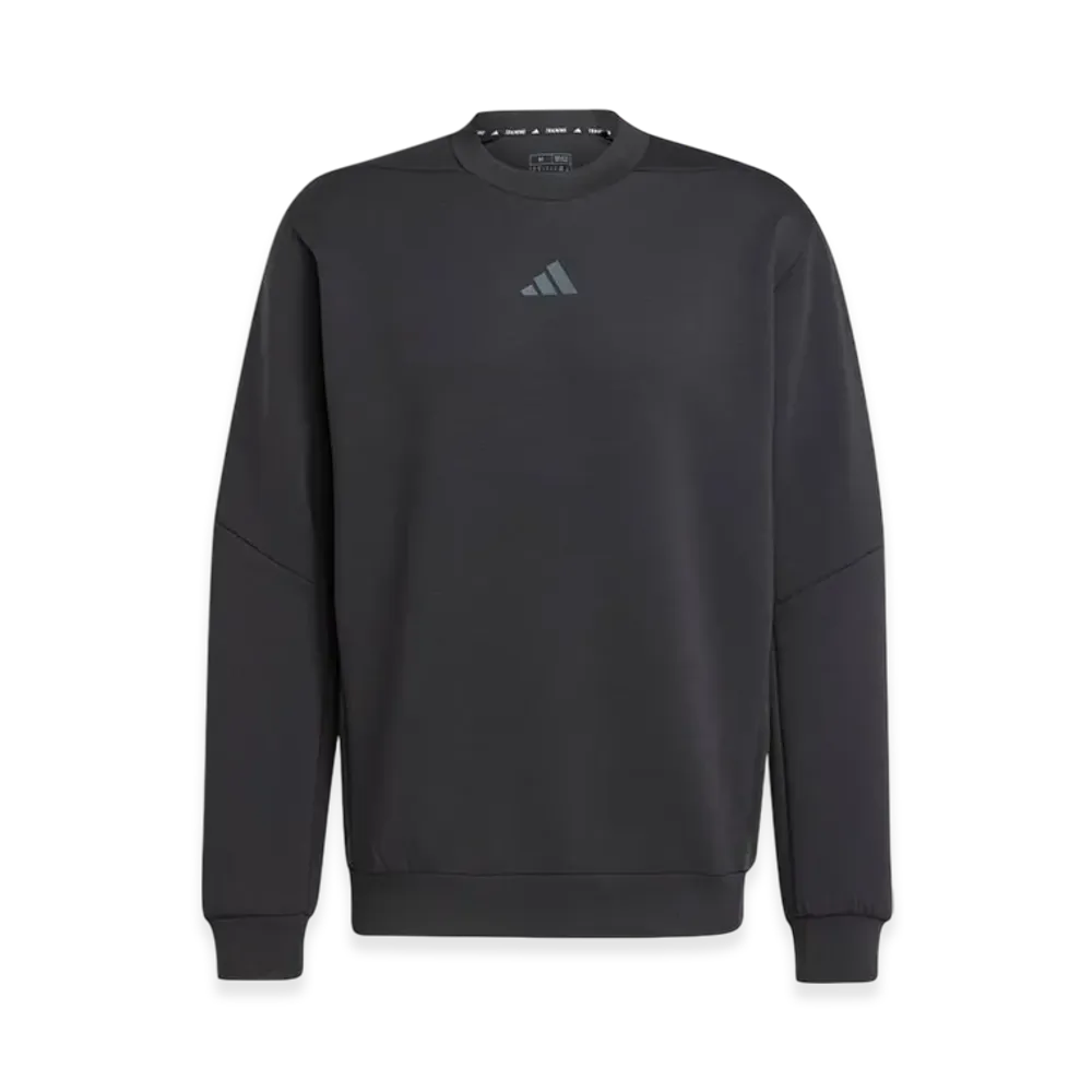 adidas Designed For Training Crewneck Sweatshirt "Black"