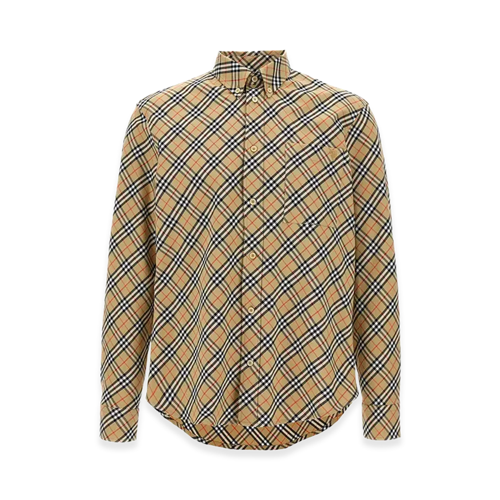 Burberry Check Shirt "Beige"