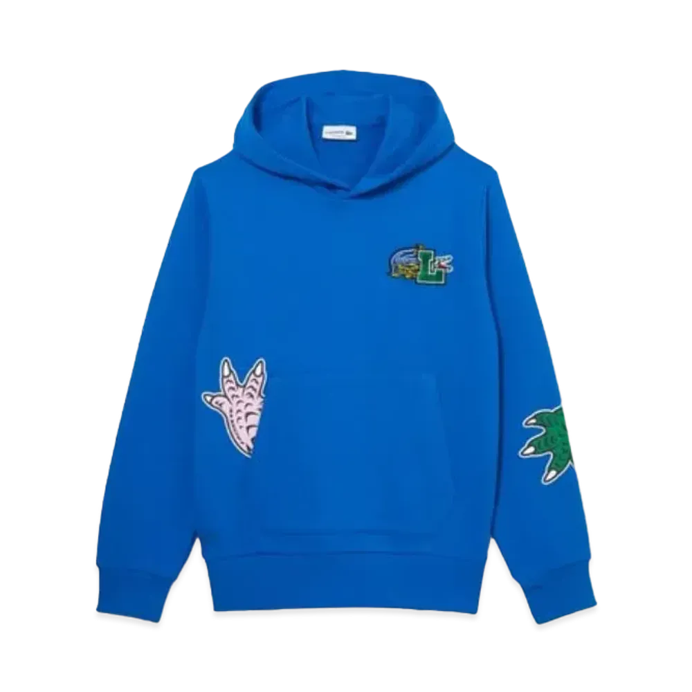 LACOSTE Comics Graphic Sweat Parka "Blue"
