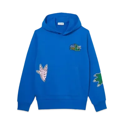 LACOSTE Comics Graphic Sweat Parka "Blue"