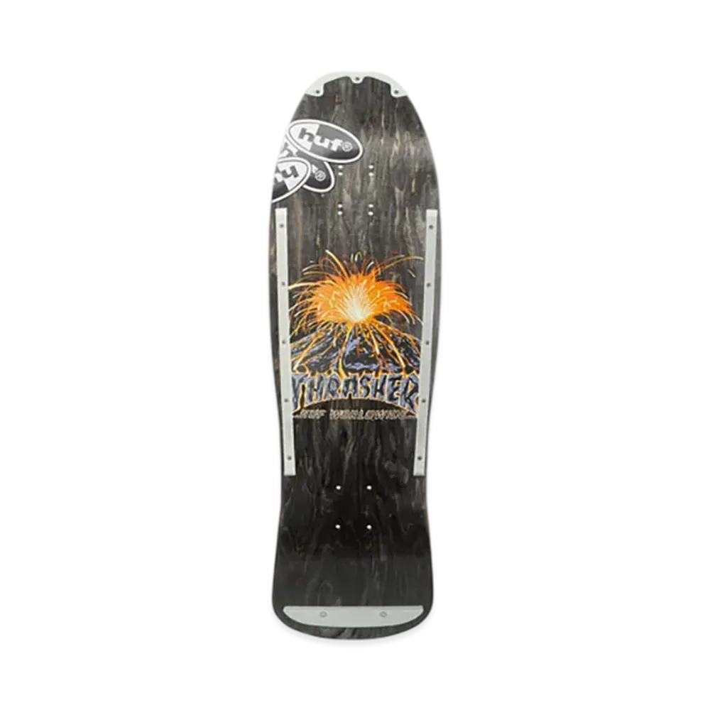 HUF x THRASHER Meltdown Cruiser Deck "Black"