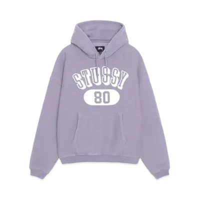 Stussy 80 Relaxed Hoodie "Ash Purple"