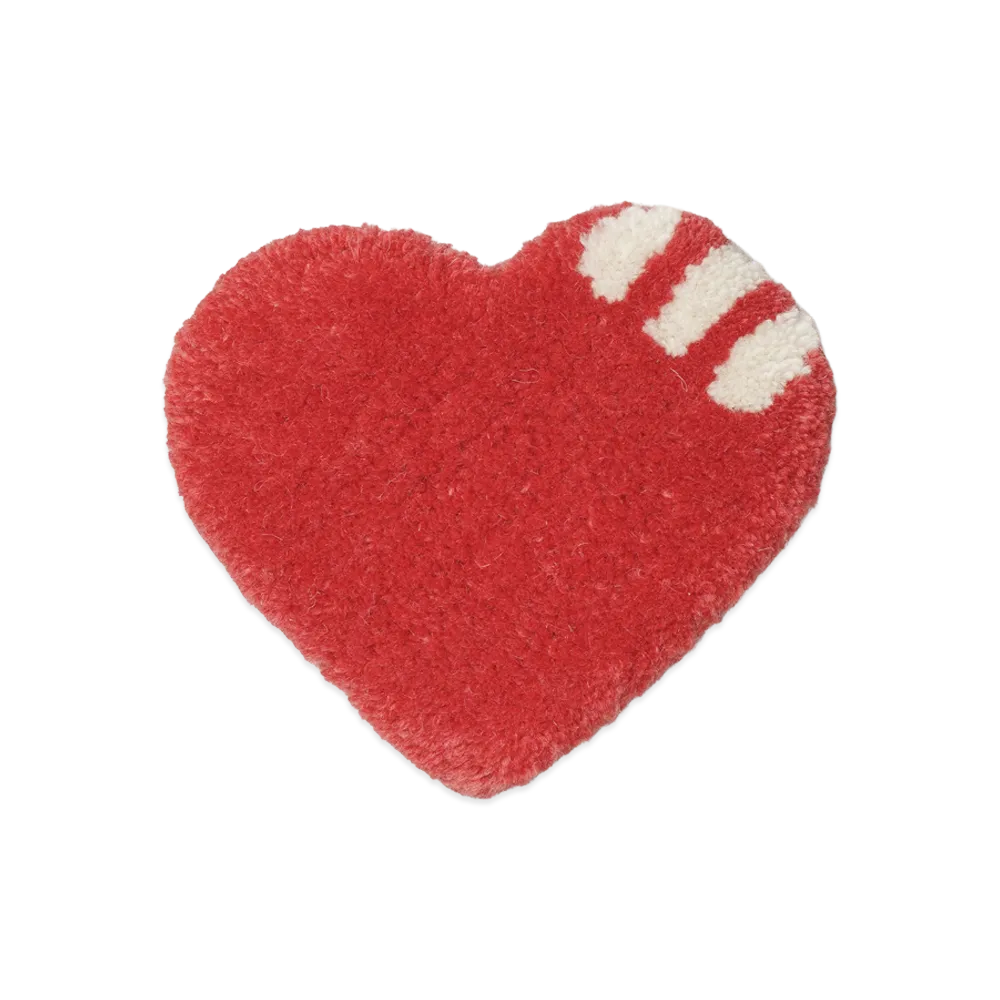 HUMAN MADE Heart Rug Coaster "Red"