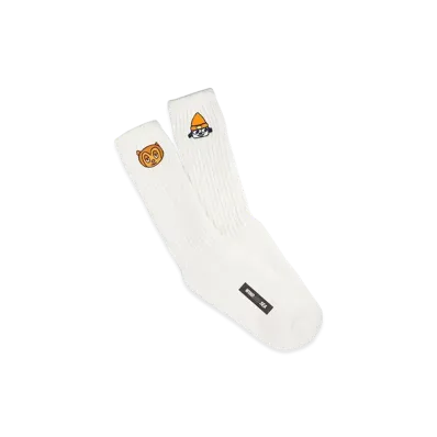 WIND AND SEA x PARAPPA THE RAPPER Tube Sox "White"
