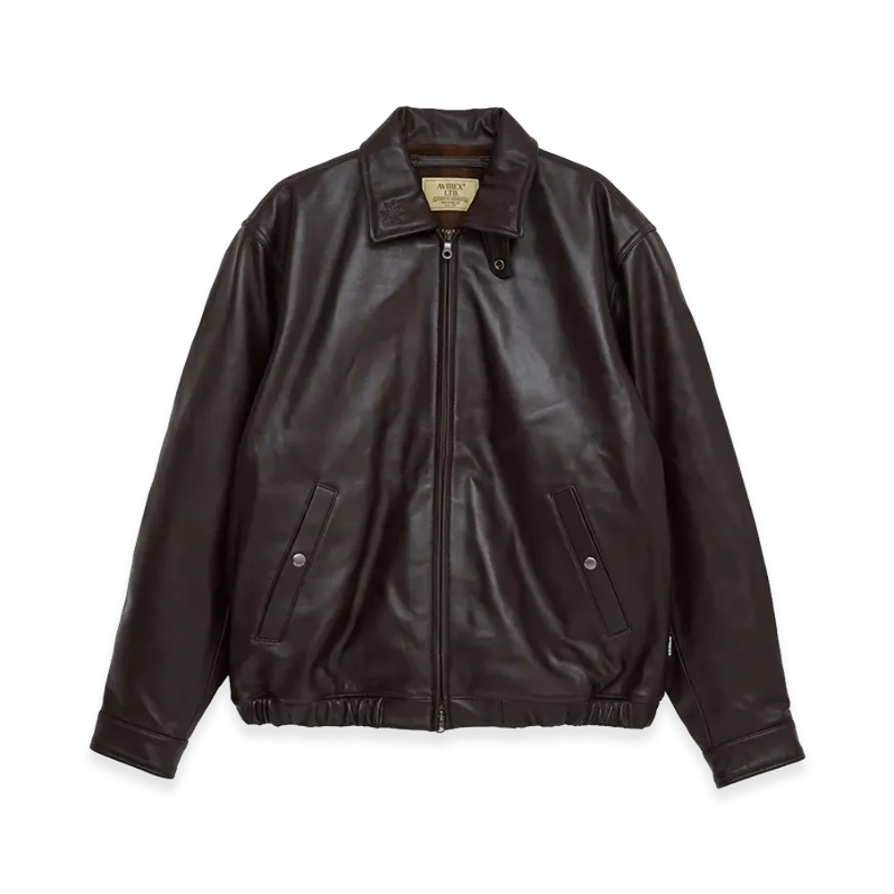 GDC x AVIREX Leather Swingtop "Brown"