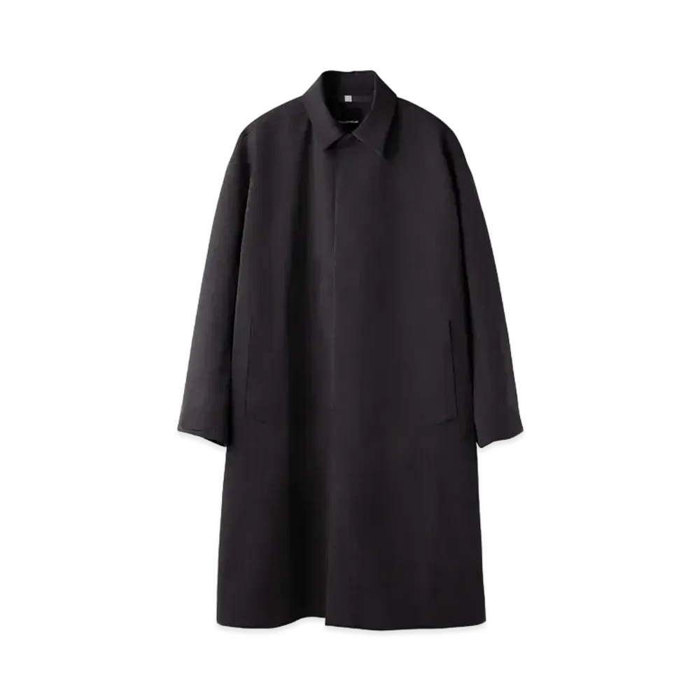DESCENTE Allterrain Hard Shell Bal Collar Wool Coat "Black"