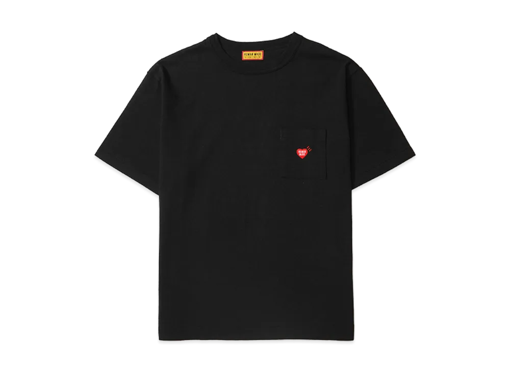 HUMAN MADE Heart Pocket T-Shirt "Black"
