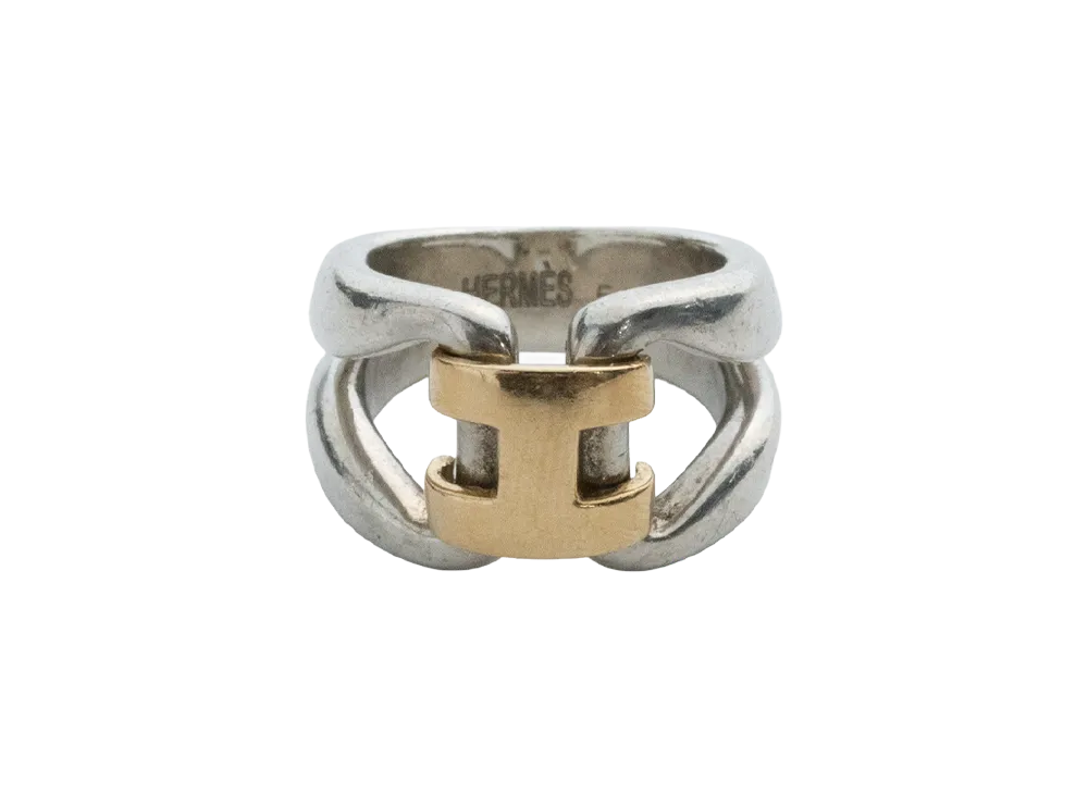 Hermes History Ring "Silver/Gold"