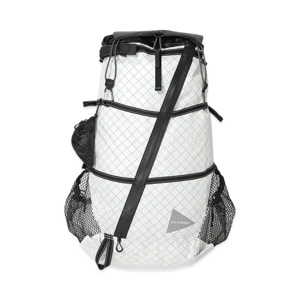 and wander Ecopak 40L Backpack "Off White"