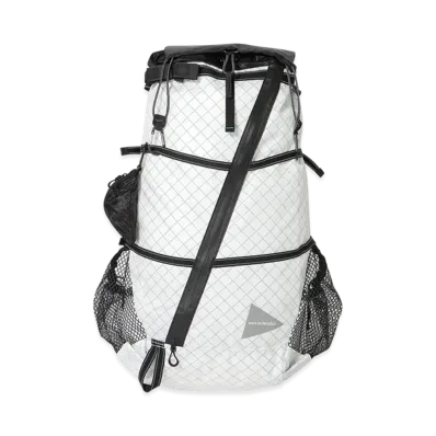 and wander Ecopak 40L Backpack "Off White"