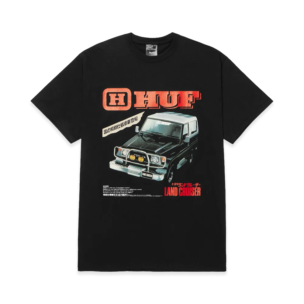 HUF x TOYOTA Land Cruiser Turbo Tee "Black"