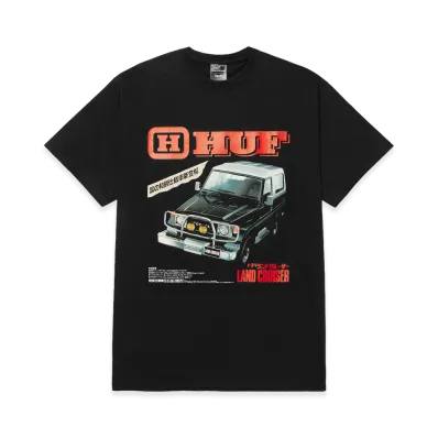 HUF x TOYOTA Land Cruiser Turbo Tee "Black"