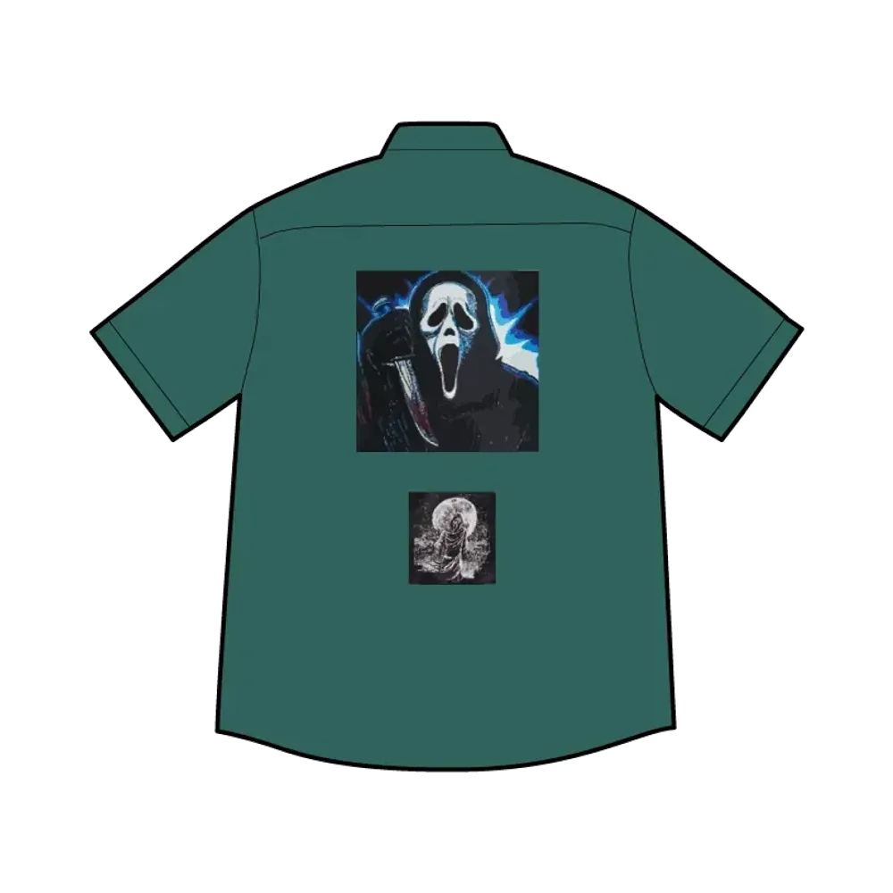Supreme Ghostface S/S Work Shirt "Work Green"