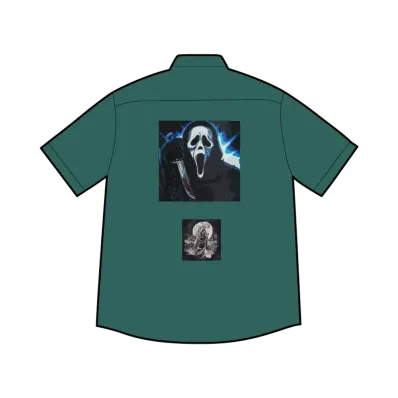 Supreme Ghostface S/S Work Shirt "Work Green"