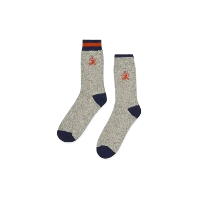 PALACE x BEAMS Plus 2Pack Rug Socks "Grey"