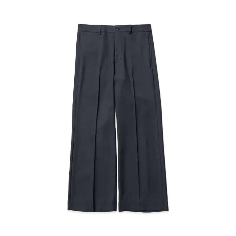 Sasquatchfabrix Semi Flare Silhouette Slacks "Navy"