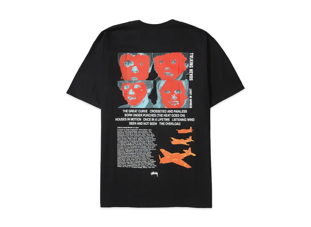Stussy x Talking Heads Remain in Light Tee "Black"