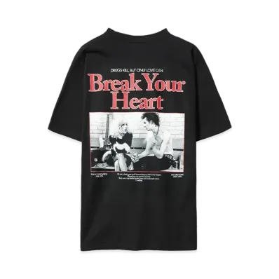 Bedwin & the heartbreakers S/S PRINTED TEE A.COX "BLACK"