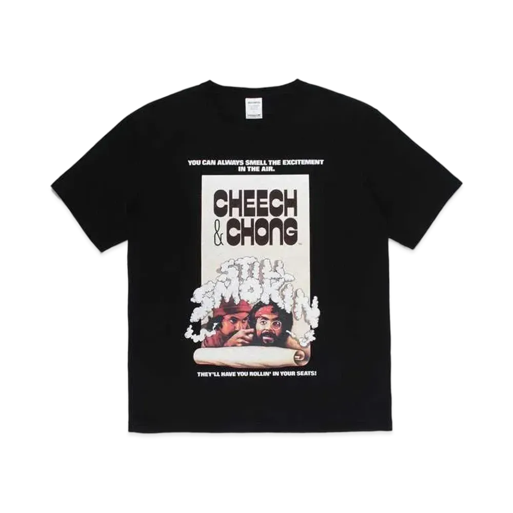 WACKO MARIA STILL SMOKIN' / WASHED HEAVY WEIGHT T-SHIRT #1 "Black"