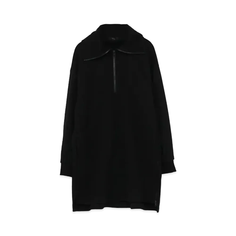 Yohji Yamamoto Y's DENSED FLEECE PULLOVER "Black"