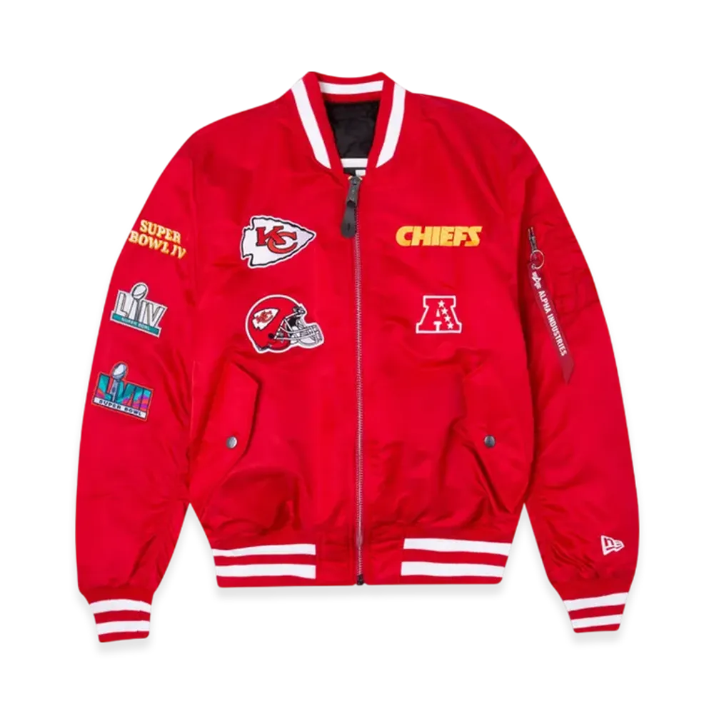 NEW ERA Alpha Industries MA-1 Bomber Jacket "Kansas City Chiefs"