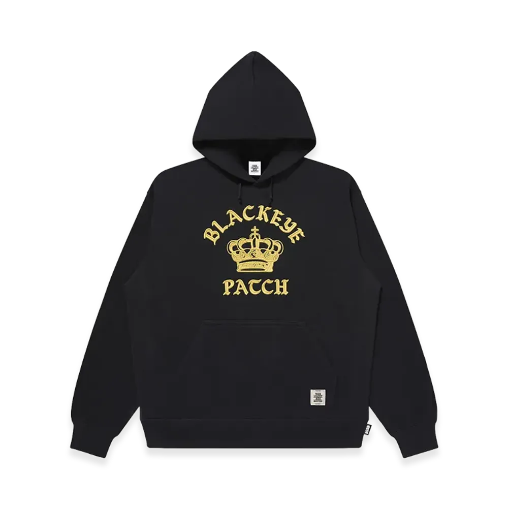 BlackEyePatch Crown Logo Embroidered Hoodie "Black"