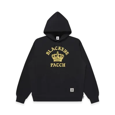 BlackEyePatch Crown Logo Embroidered Hoodie "Black"