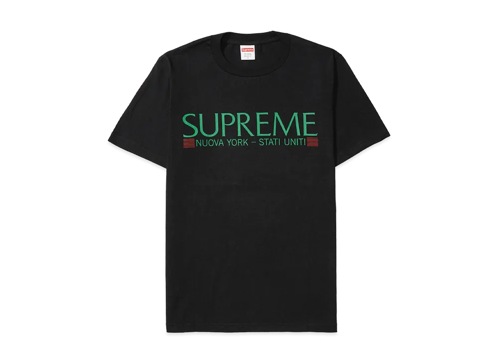 Supreme Nuova York Tee "Black"