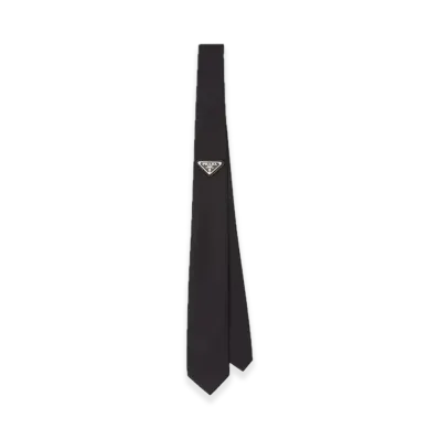 PRADA Re-Nylon Gabardine Tie "Black"