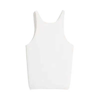 Max Mara Alfeo Wool Stretch Halter Knit "Ivory"