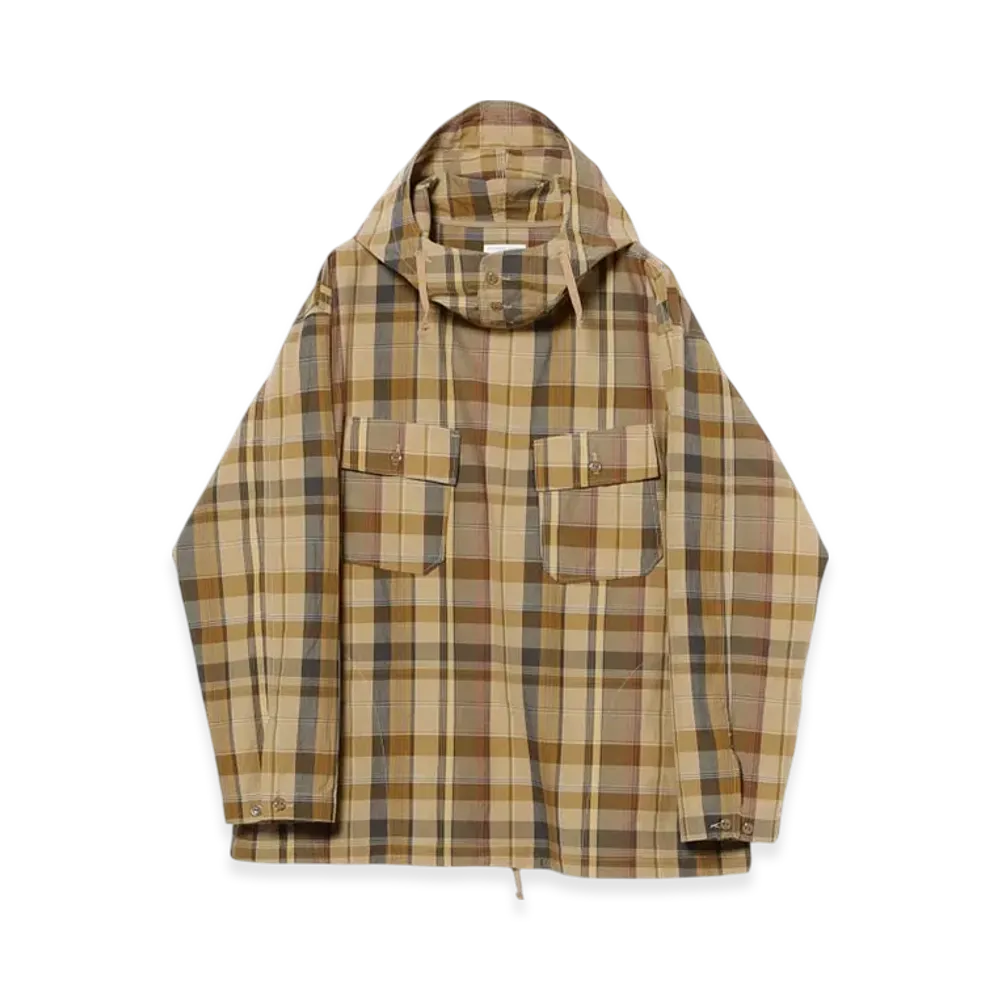 ENGINEERED GARMENTS Cagoule Shirt - Madras Plaid "Olive"