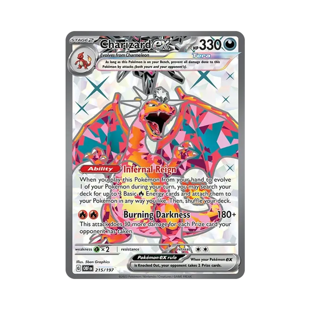 リザードンex SR[SV3 125/108](拡張パック「黒炎の支配者」)通販・買取