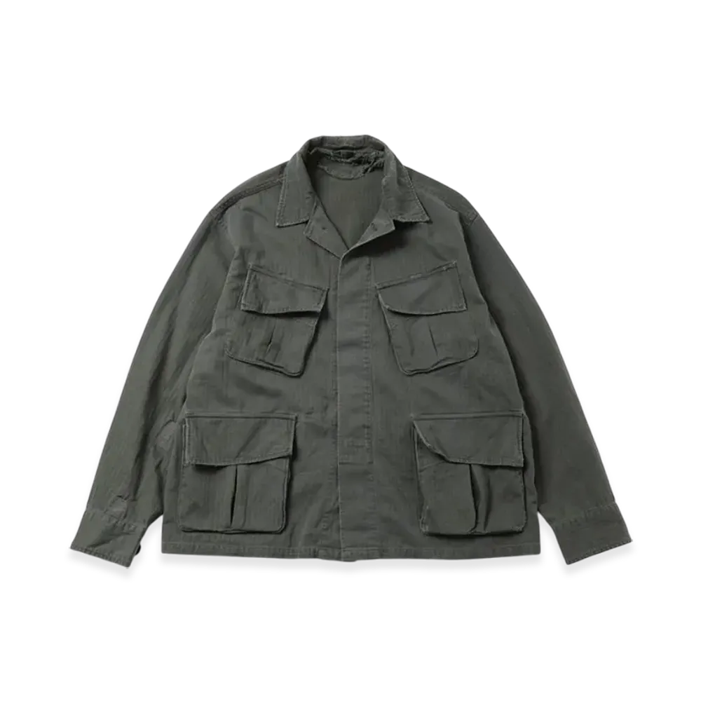 A.PRESSE Vintage US Army Jungle Fatigue Jacket "Olive"