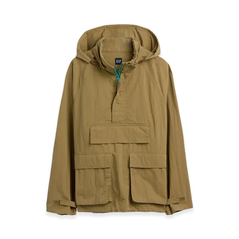 Gap x Sean Wotherspoon Oversized Anorak Hoodie "Amber Green"