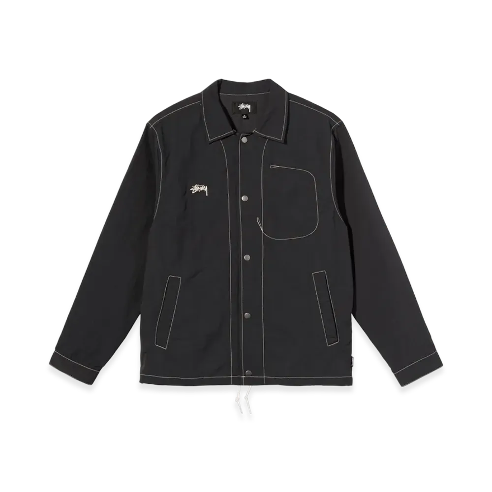 Stussy Folsom Coach Jacket "Black"