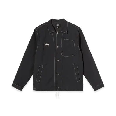 Stussy Folsom Coach Jacket "Black"
