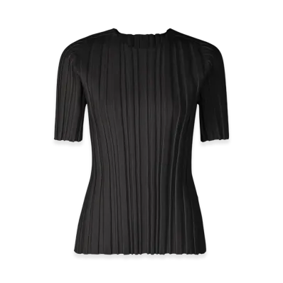 PLEATS PLEASE ISSEY MIYAKE Rib Knit "Black"