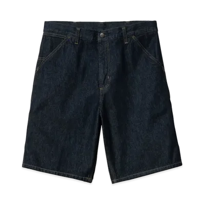 Carhartt WIP Single Knee Short "Blue(Rinsed)"