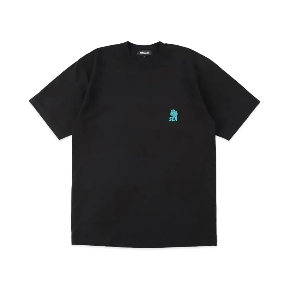 WIND AND SEA x VIOLA&ROSES (VIOIRA&SEA) T-Shirt "Black"