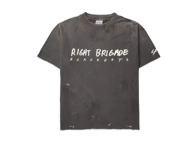SAINT Mxxxxxx x Black Dots Right Brigade Tee "Black"