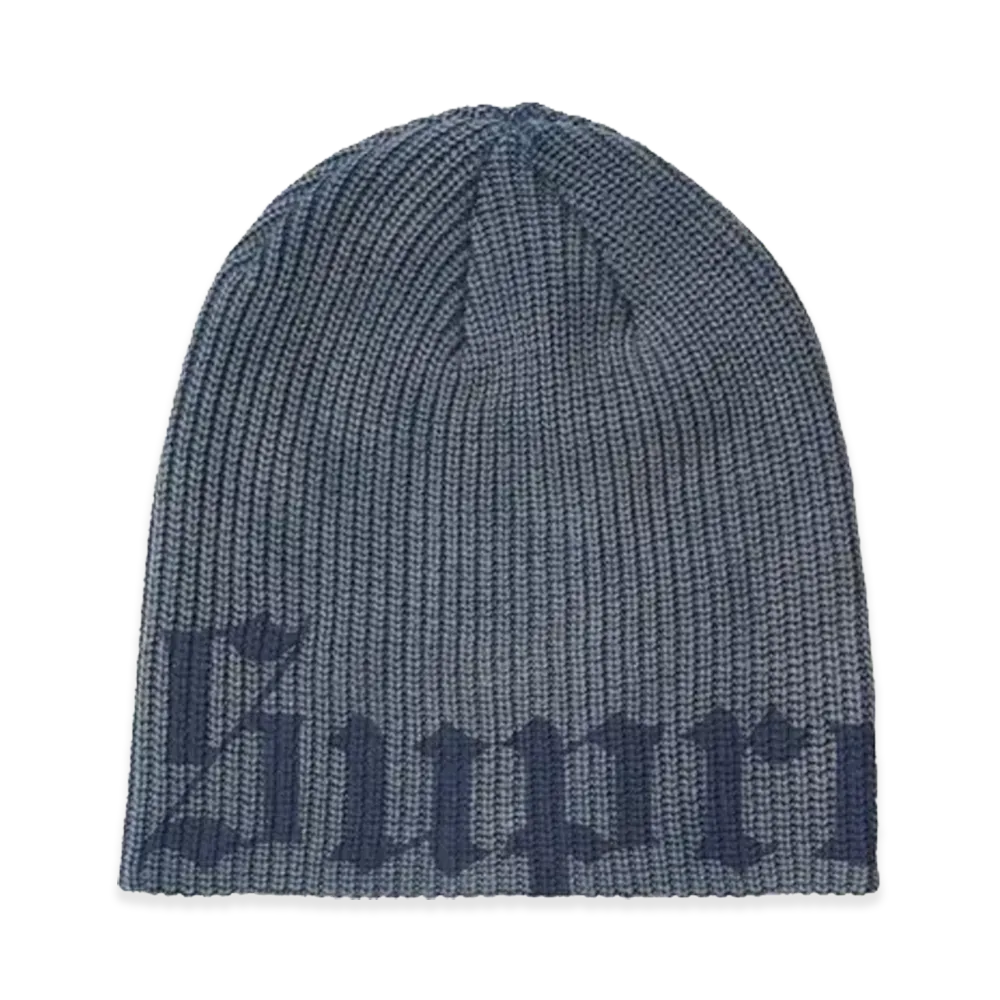 Supreme Old English Printed Beanie "Navy"