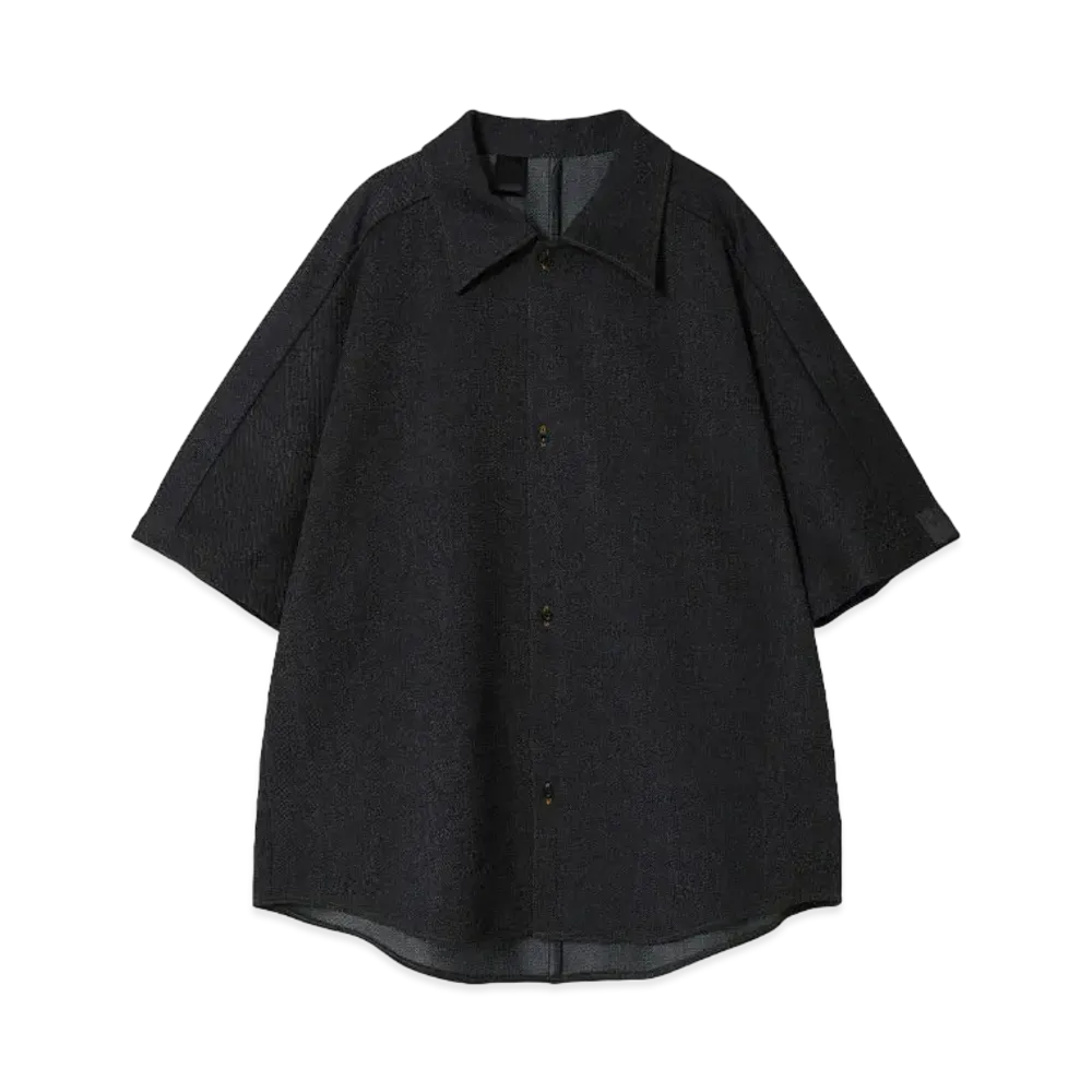 N.HOOLYWOOD Half Sleeve Big Shirt "Black"