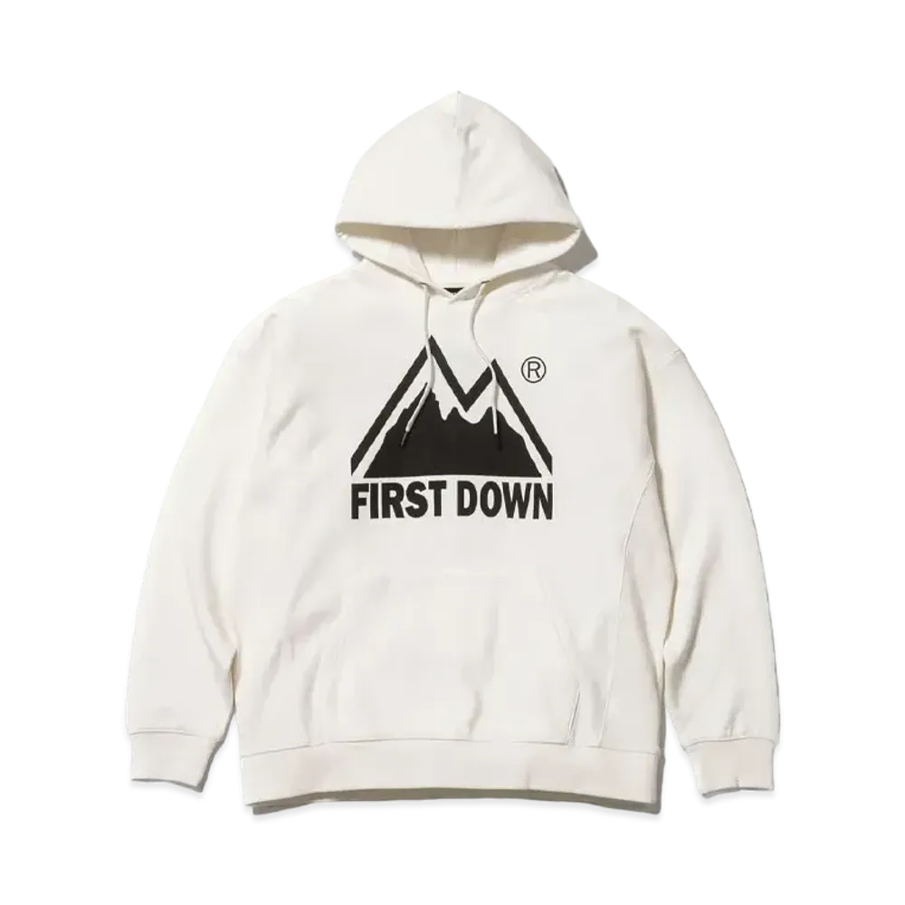 FIRST DOWN GRAPHIC PULLOVER PARKA "Off White"