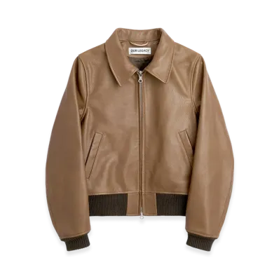 OUR LEGACY Women's Radar Bomber "Smoky Quartz Goat Skin"