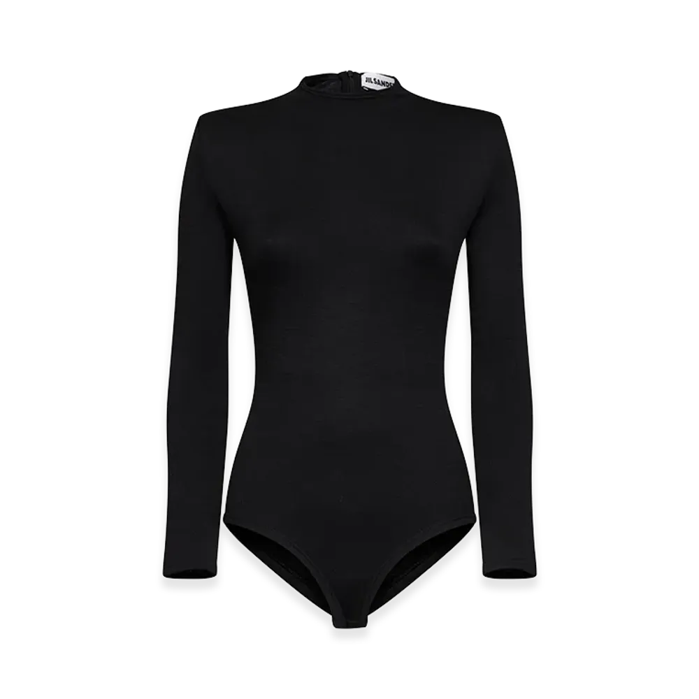 Jil Sander Women's Wool Bodysuit "Black"