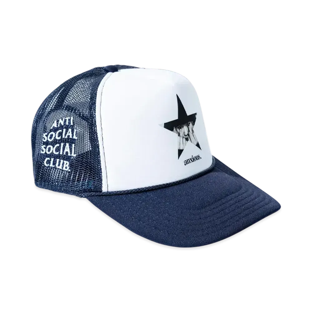 ANTI SOCIAL SOCIAL CLUB Major #1 Tear Into Silence Anxiety Star Trucker "White/Navy"