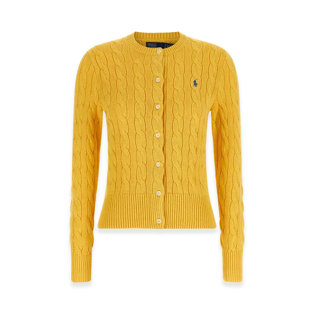 Polo Ralph Lauren Women's Cotton Cable Cardigan "Yellow"