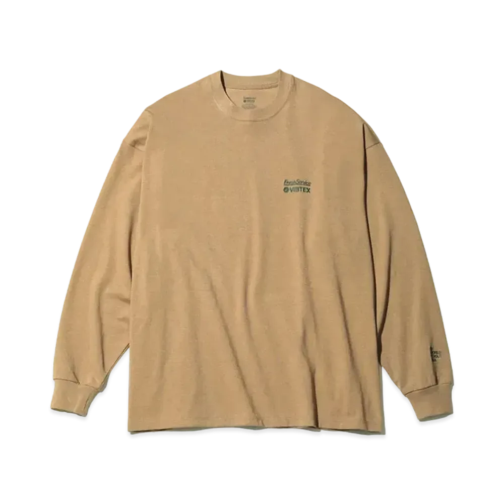 FreshService VIBTEX for Freshservice L/S Crew Neck Tee "Beige"