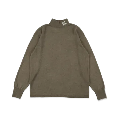 WIND AND SEA x HYSTERIC GLAMOUR Mock Neck Shirt "Olive"
