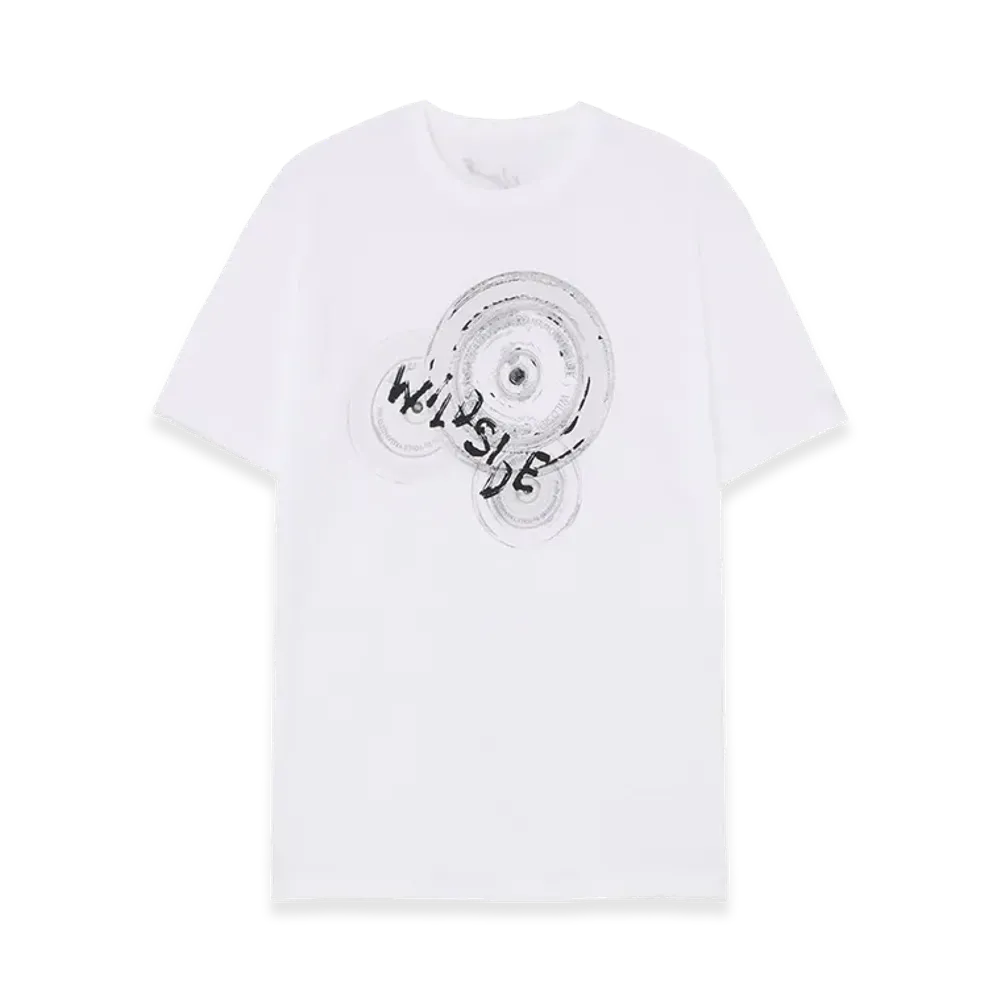 WILDSIDE YOHJI YAMAMOTO 3 Records T-shirt "White"